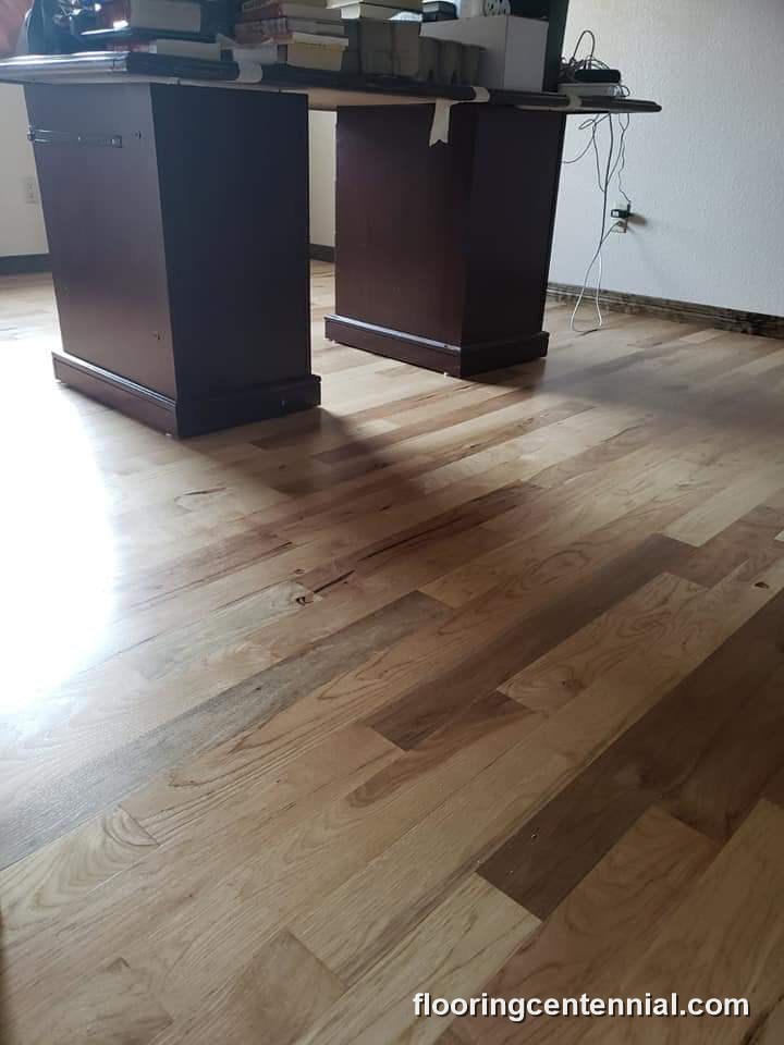 hardwood flooring installation project by Floor & More, Centennial CO