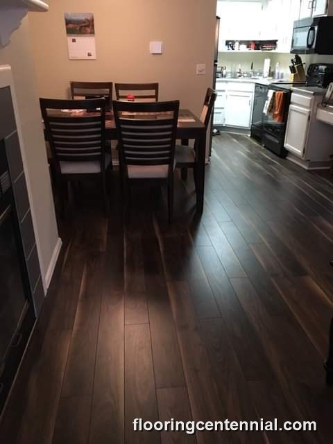 hardwood flooring installation project by Floor & More, Centennial CO
