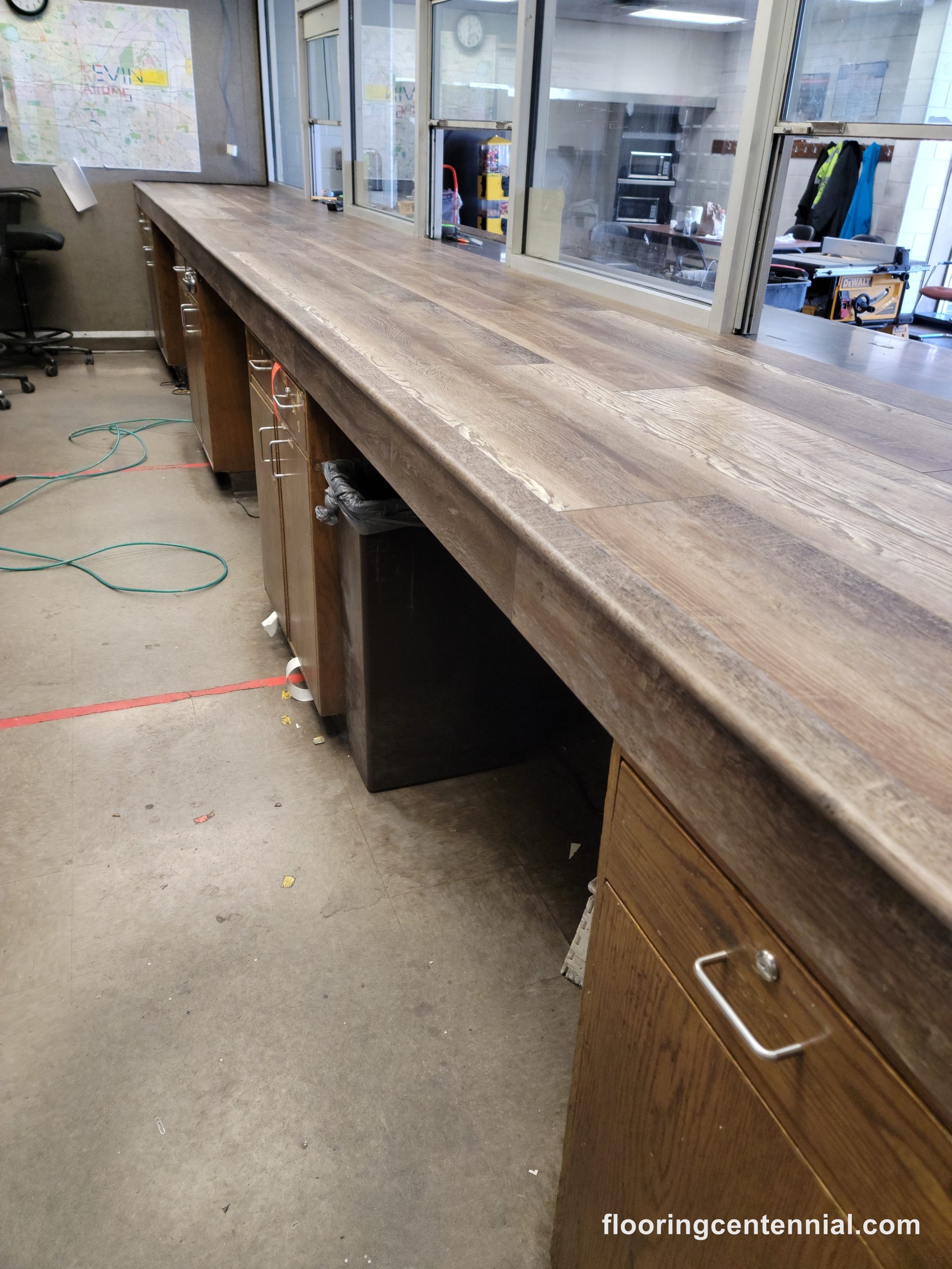 vinyl flooring installation project by Floor & More, Centennial CO