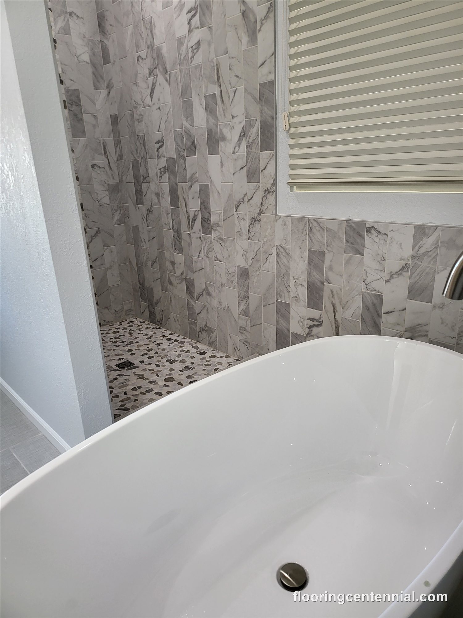 tile flooring installation project by Floor & More, Centennial CO