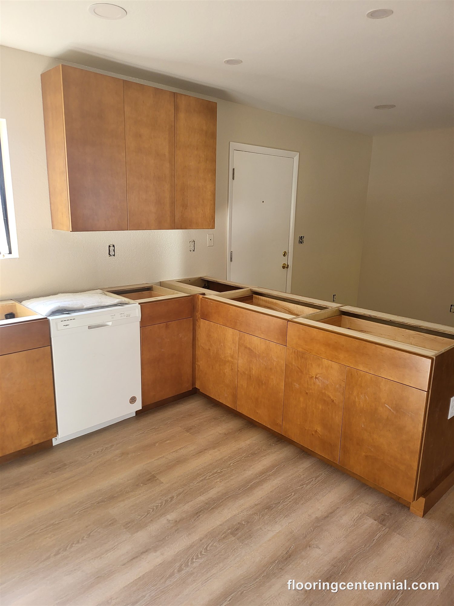 vinyl flooring installation project by Floor & More, Centennial CO