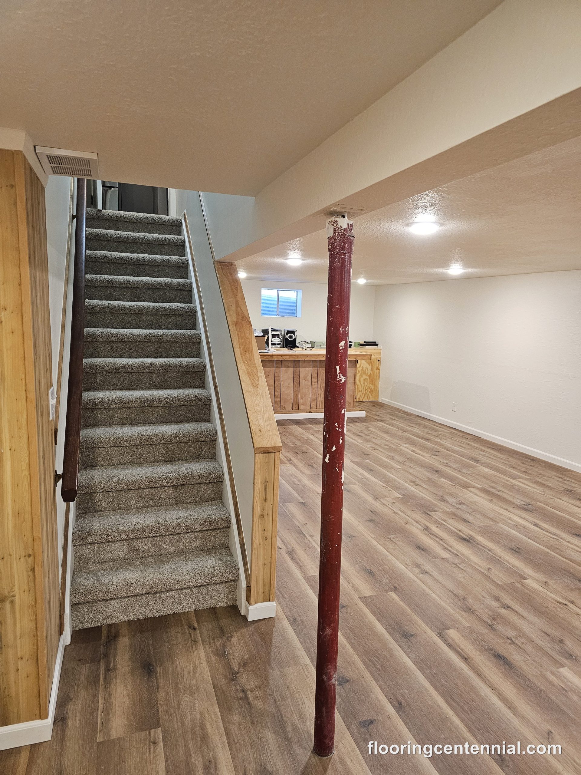 vinyl flooring installation project by Floor & More, Centennial CO