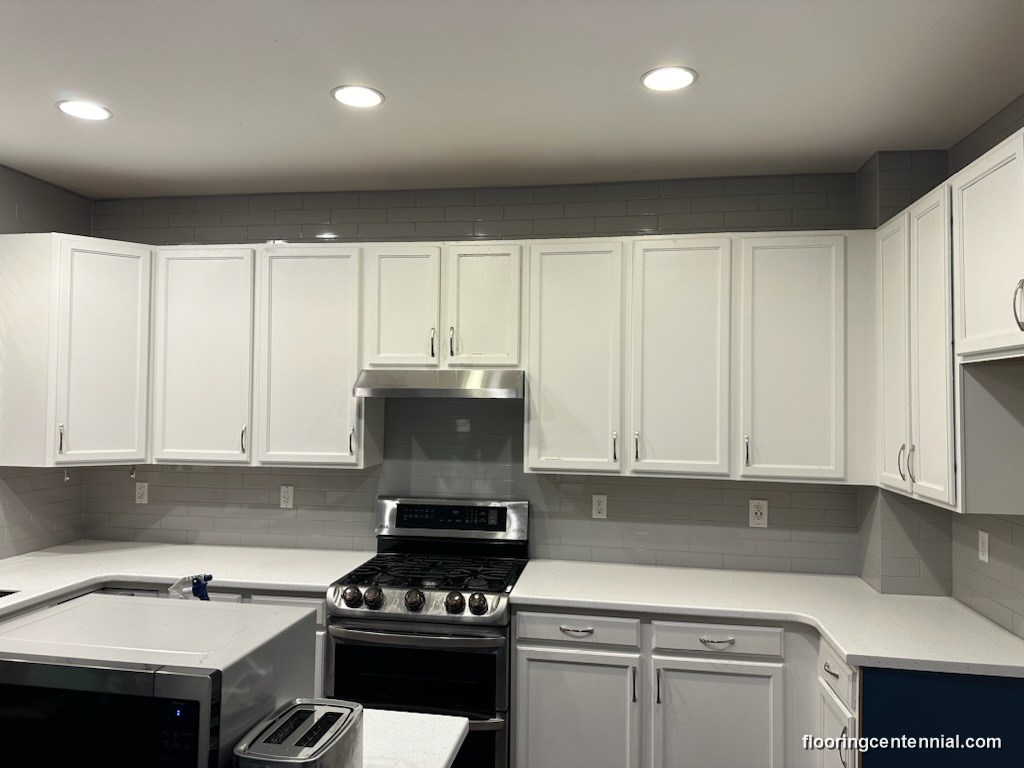 hardwood flooring installation project by Floor & More, Centennial CO