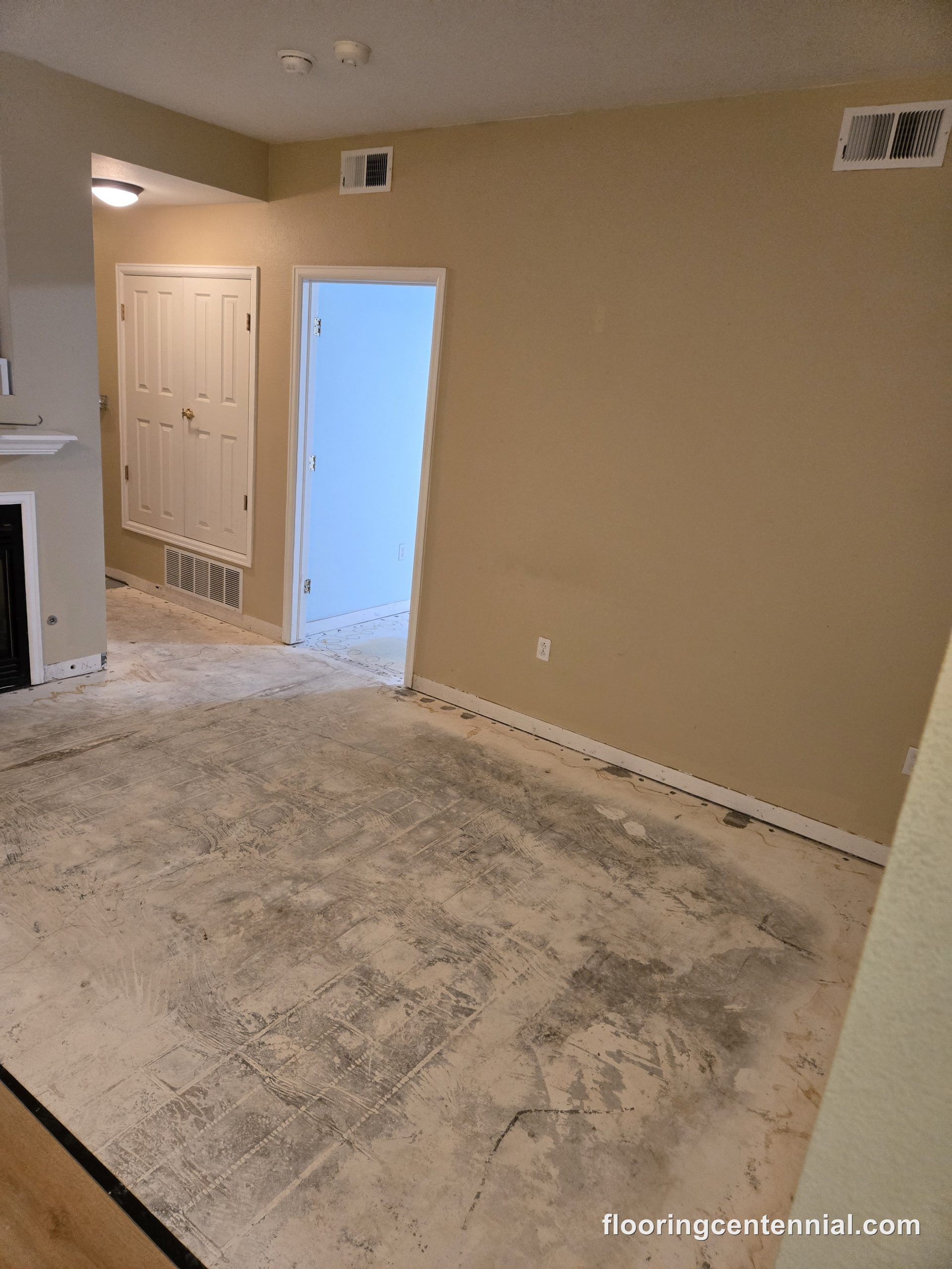 Subfloor Preparation - Floor & More interior remodeling process