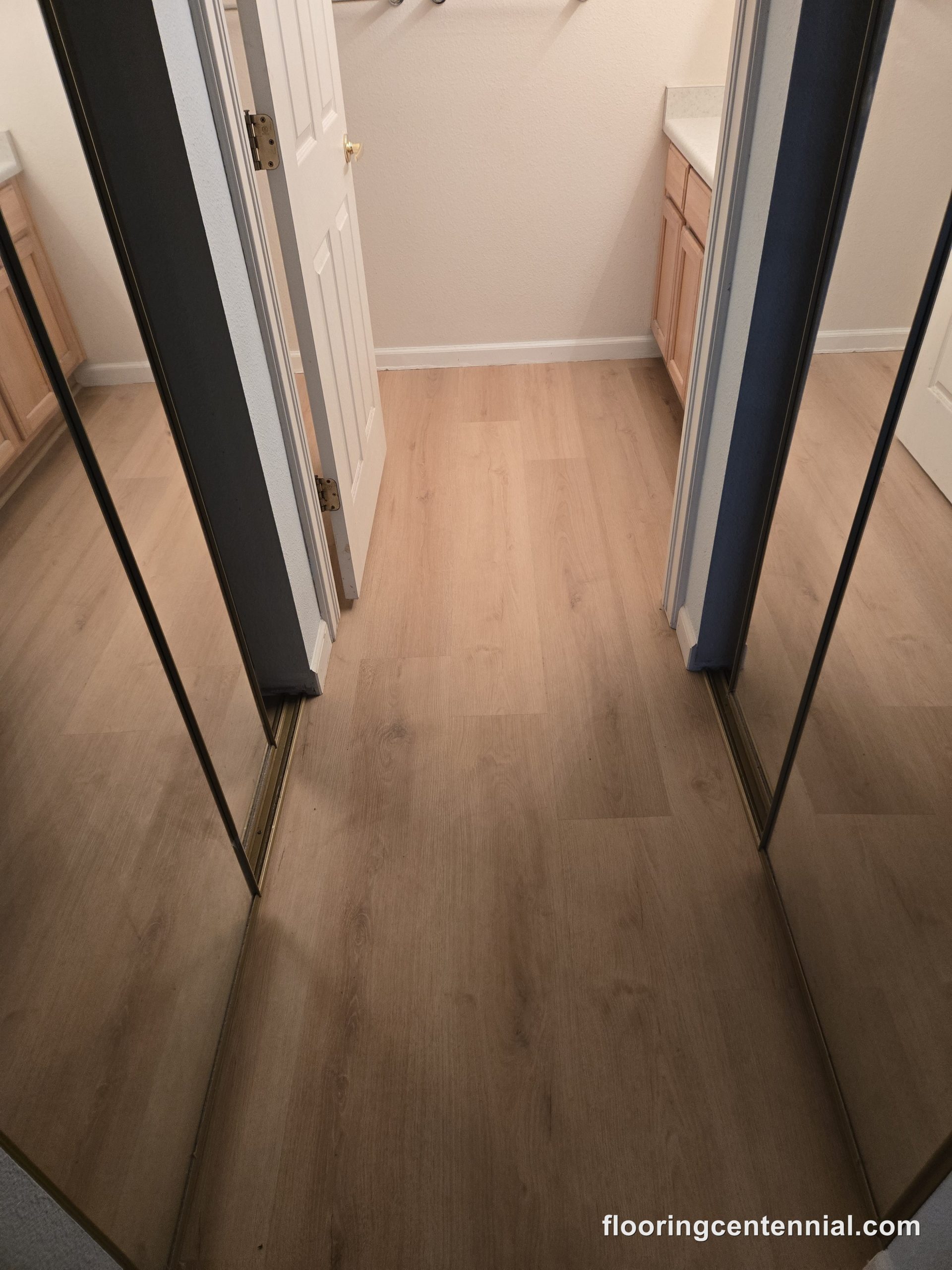 vinyl flooring installation project by Floor & More, Centennial CO