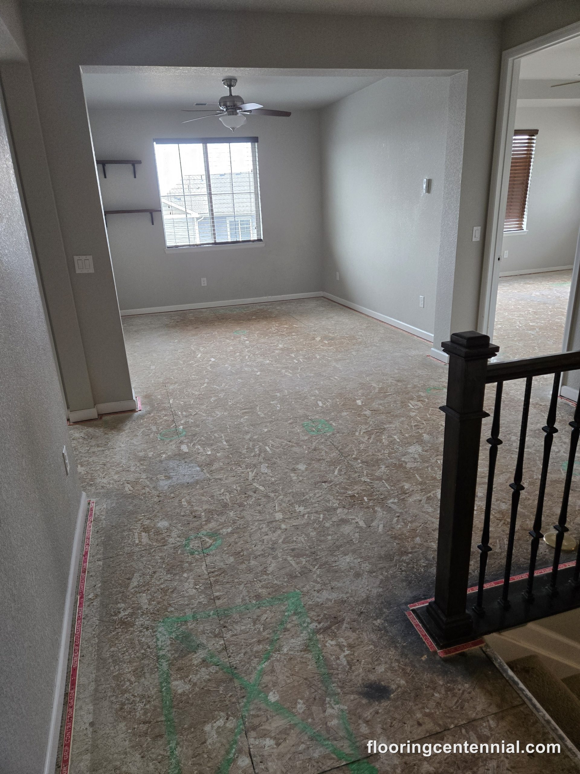 Flooring Prep - Floor & More interior remodeling process