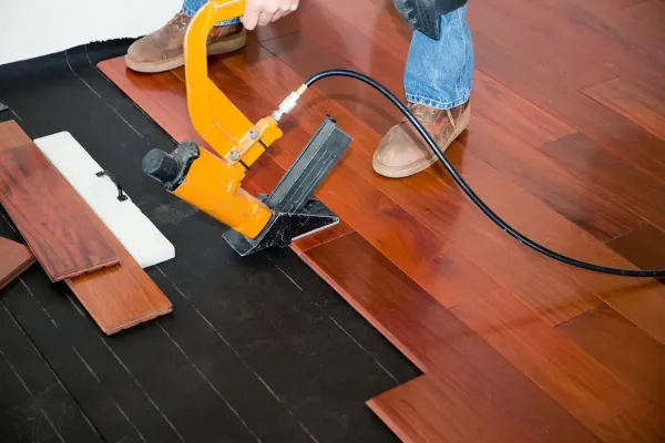 Hardwood flooring installed by Floor & More in a Denver Metro home